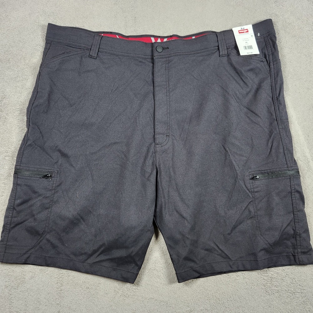 Wrangler Outdoor Cargo Shorts Mens size 48 Gray Stretch Hiking Utility B&T